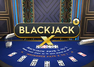 Blackjack X 6 - Azure - STARBET388